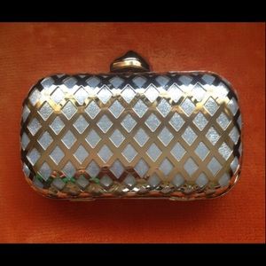 🔴Gold and Silver Evening Purse